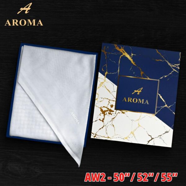 شماغ أروما أبيض AW2